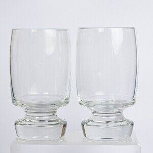 SVEND JENSEN Denmark 2 Water Glasses Goblets Stac, Danish Modern HTF, VGUC